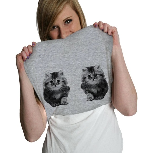Ask Me About My Kitties Graphic T-Shirt - Picture 2 of 2